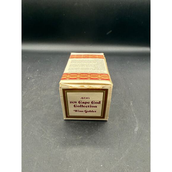 Vintage Avon 1876 Cape Cod Ruby Red Glass Wine Goblet– 4.5" Sm Cordial - Picture 7 of 8